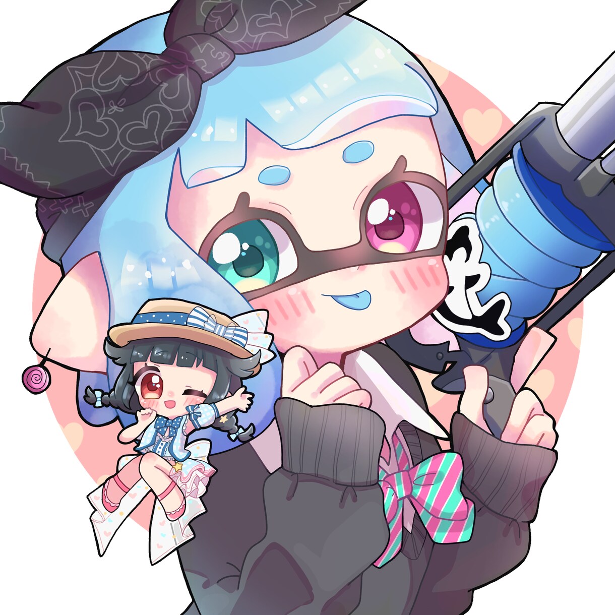 かわいいSNSアイコン、ヘッダーお描きします 世界に１つ！あなただけのキラキラかわいいイラスト♡ イメージ3