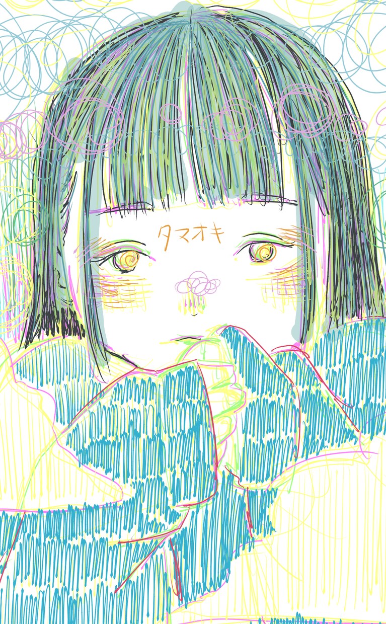 ラフな線画を描きます 自分や恋人、推しや家族の似顔絵、オリキャラデザインなど イメージ9