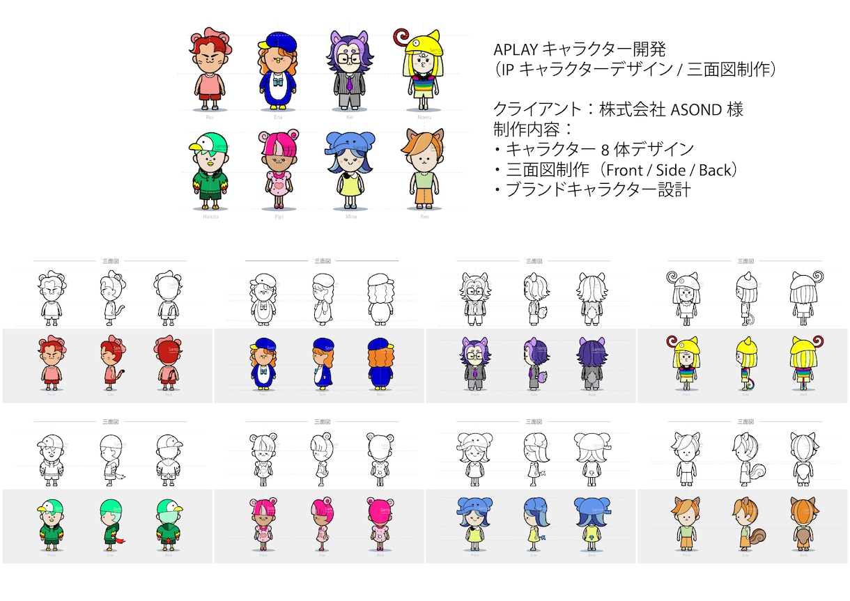 企業・店舗マスコットキャラクター制作します 総販売700件以上｜評価★5.0の安心制作 イメージ10