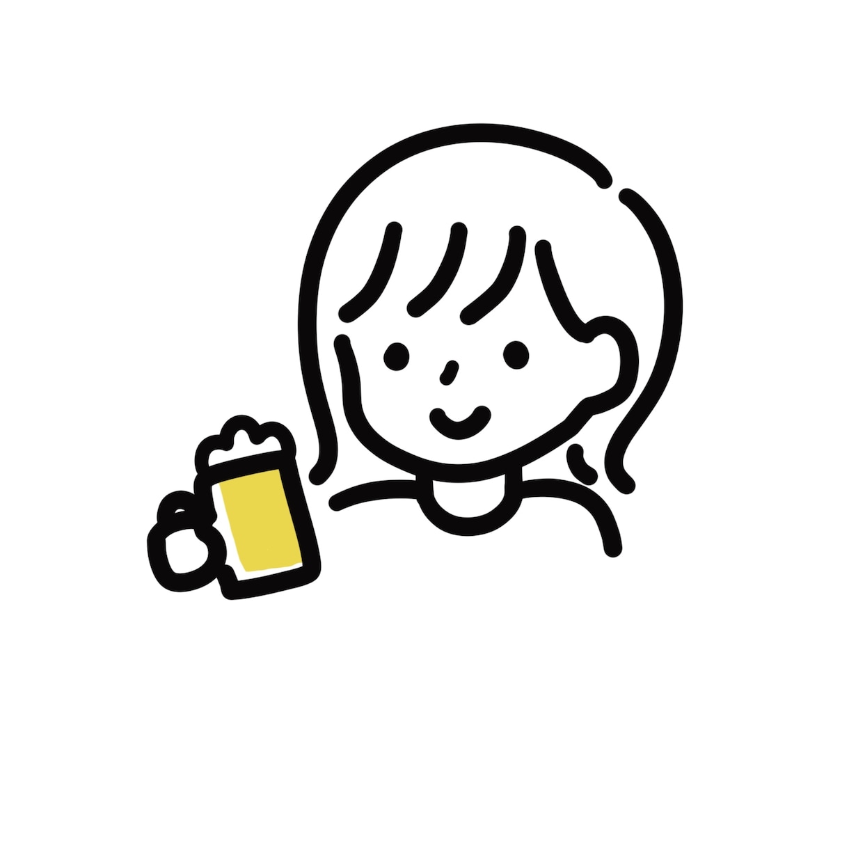 シンプルでわかりやすいイラストを描きます 【SNS・商用利用OK】シンプルな線画イラストを作成します！ イメージ3