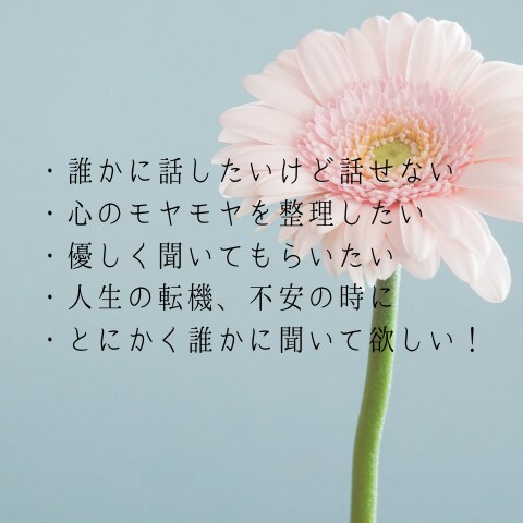 夜の心のモヤモヤ聞きます 孤独な夜、誰にも言えない本音も私に話してOK。 イメージ3