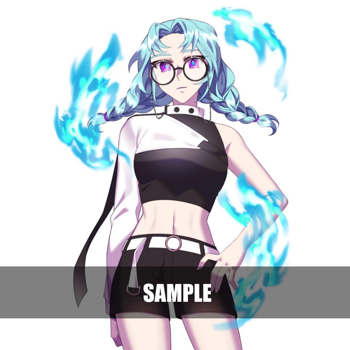 Vtuber、TRPG用の立ち絵イラスト制作します キラキラな色使いのかわいい女の子・イケメンをどうぞ！ イメージ6