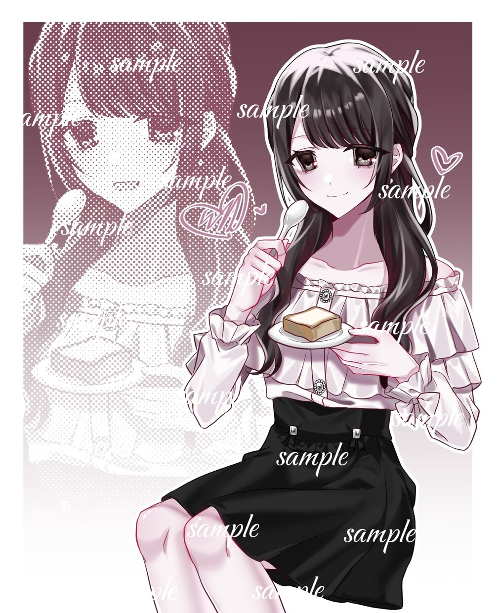 1枚絵、キラキラ可愛いなイラストを制作ます イラスト(歌ってみた/夢絵/オリキャラ等)お任せください! イメージ3