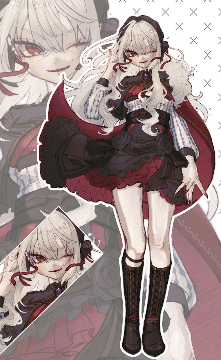 透明感のある立ち絵制作します 【Vtuber・IRIAM・配信者・TRPG向け】 イメージ10