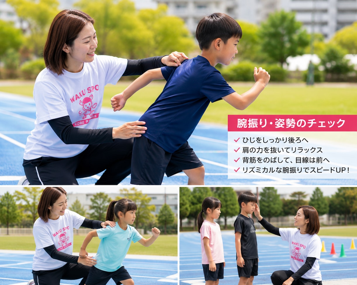 運動苦手な子専門かけっこ「できた！」を増やします 重要な３ポイントを練習＼目指せ一等賞／指導20年8万人突破！ イメージ3