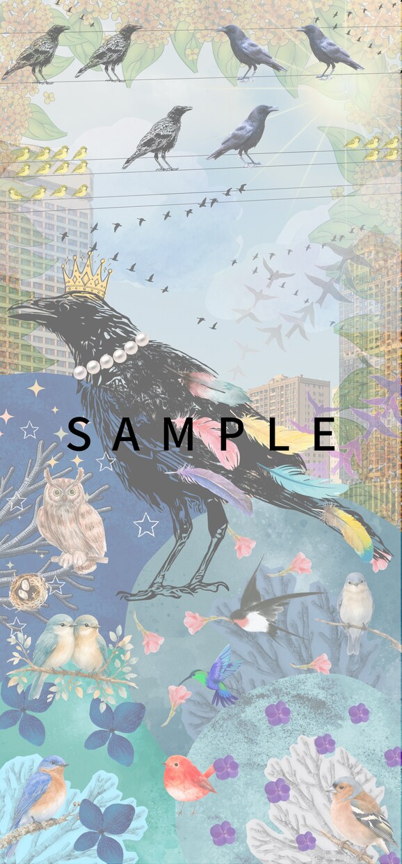 ボカロ・歌ってみた♡曲のコラージュ画像制作します 幻想的・レトロ・和風まで！曲に寄り添うアートをお届けします イメージ3