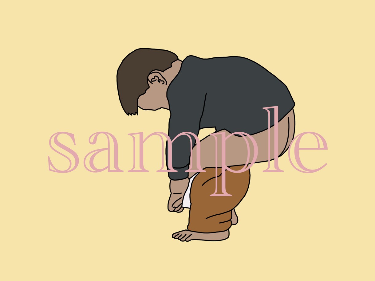 お好きなお写真をシンプルで可愛いイラストにします 最安値★家族や恋人との記念写真を思い出深い一枚に★ イメージ3