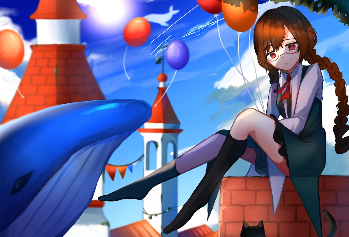 雰囲気のある美少女イラストを安く描きます ゲーム、表紙、観賞用なんでも承ります！無料オプション多数！ イメージ3