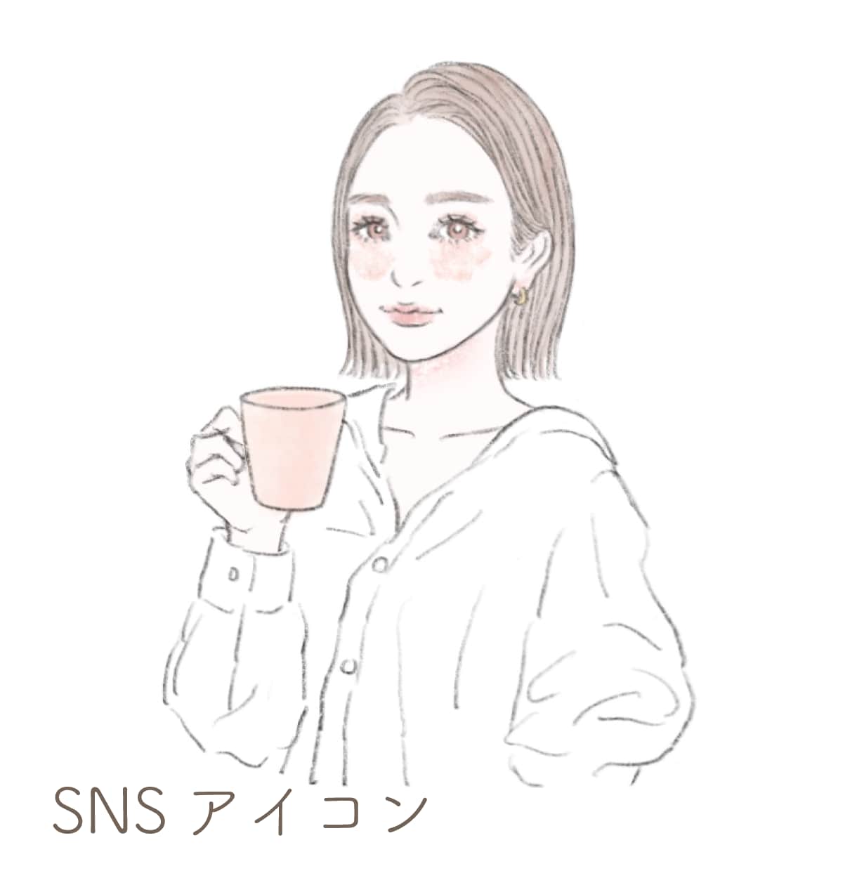 SNS・Web向け女性オリジナルイラスト描きます 挿絵・冊子・SNSなど幅広く対応します イメージ6
