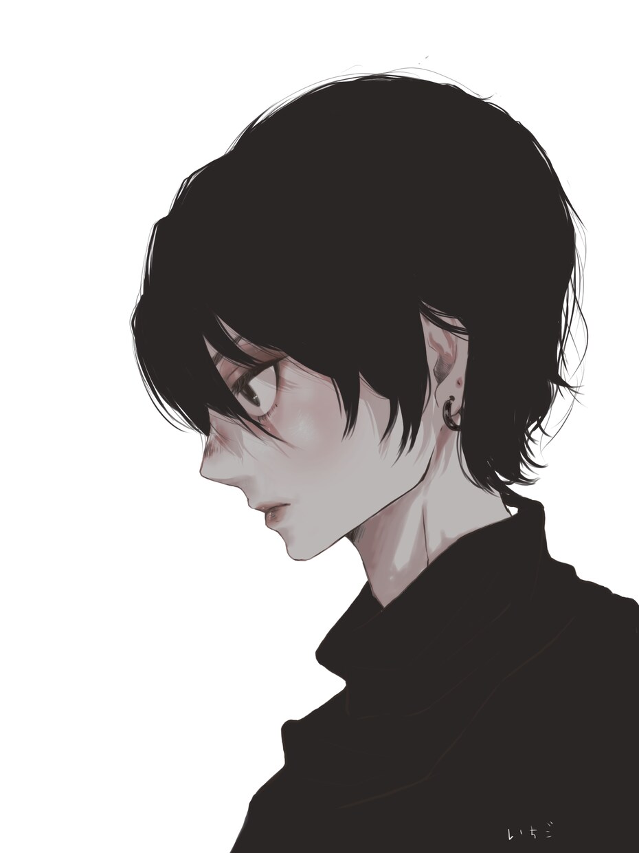 メイクしたお顔UPのイラスト描きます 似顔絵、アイコン、ジャケットイラストまで！男女問わず イメージ2