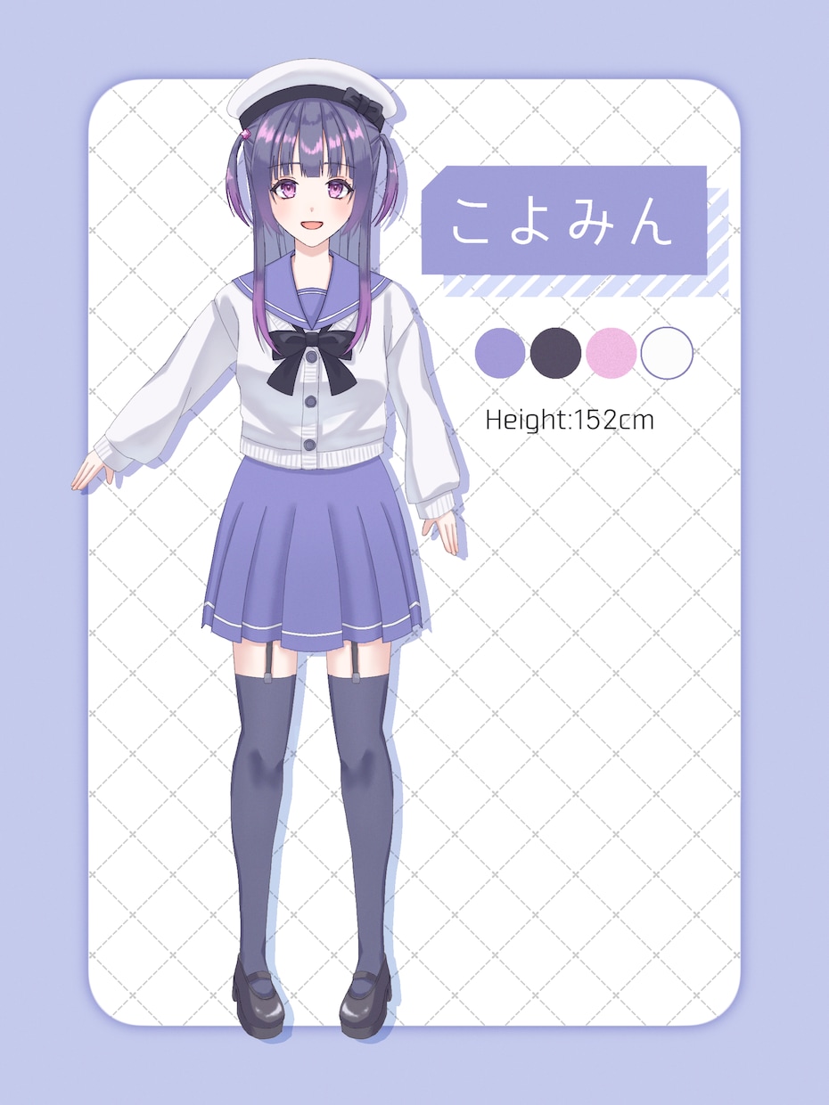 デジタル、水彩で立ち絵を描きます 可愛い系のイラストを提供します。 イメージ1