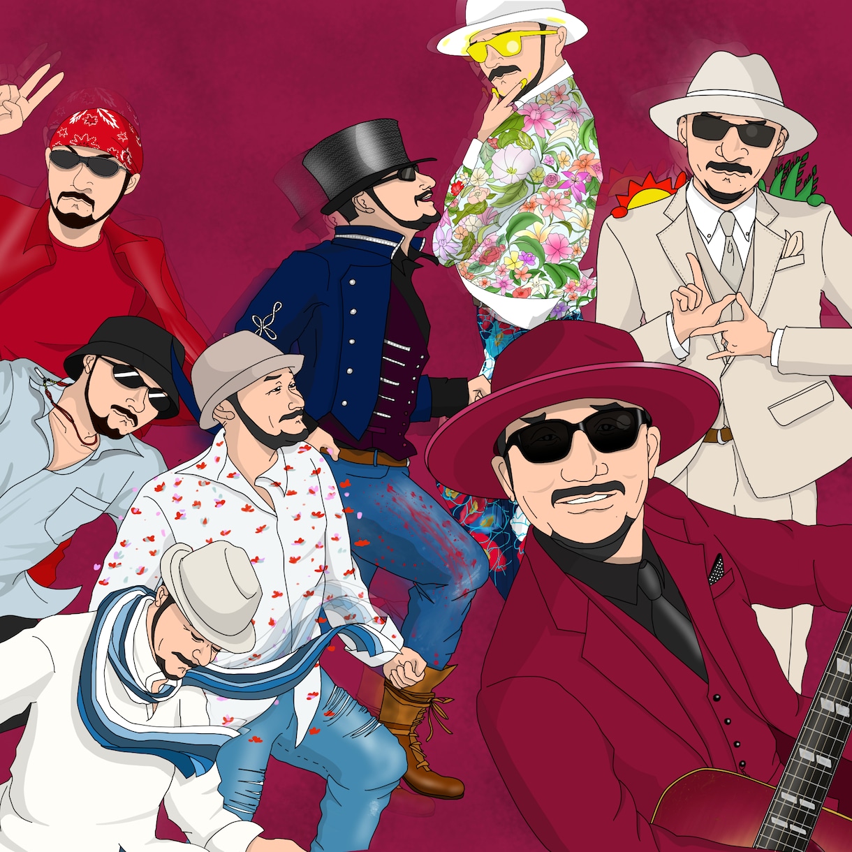 CD,配信用ジャケットのイラスト描きます あなただけのオリジナルイラストでジャケットを イメージ5