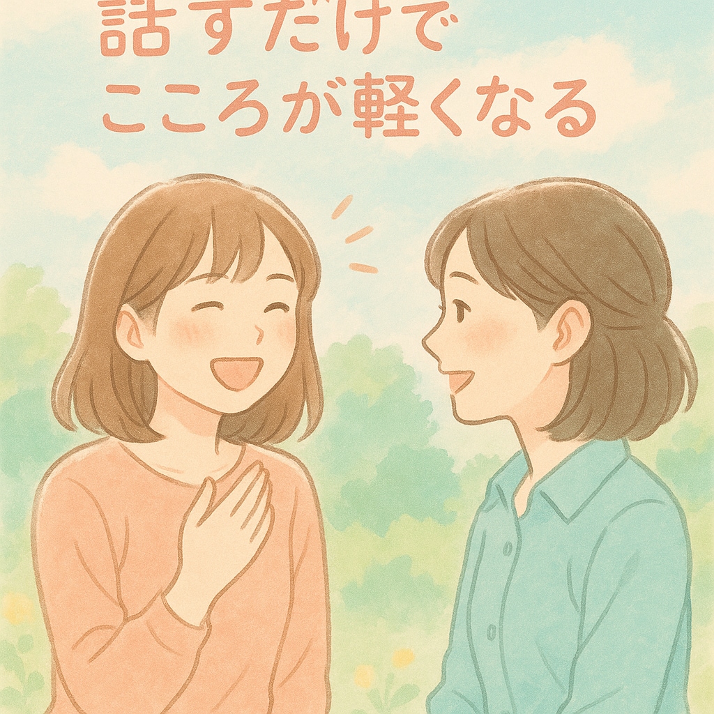 話してスッキリ相談室でございます 	「話すだけで、こころが軽くなる。」 イメージ1