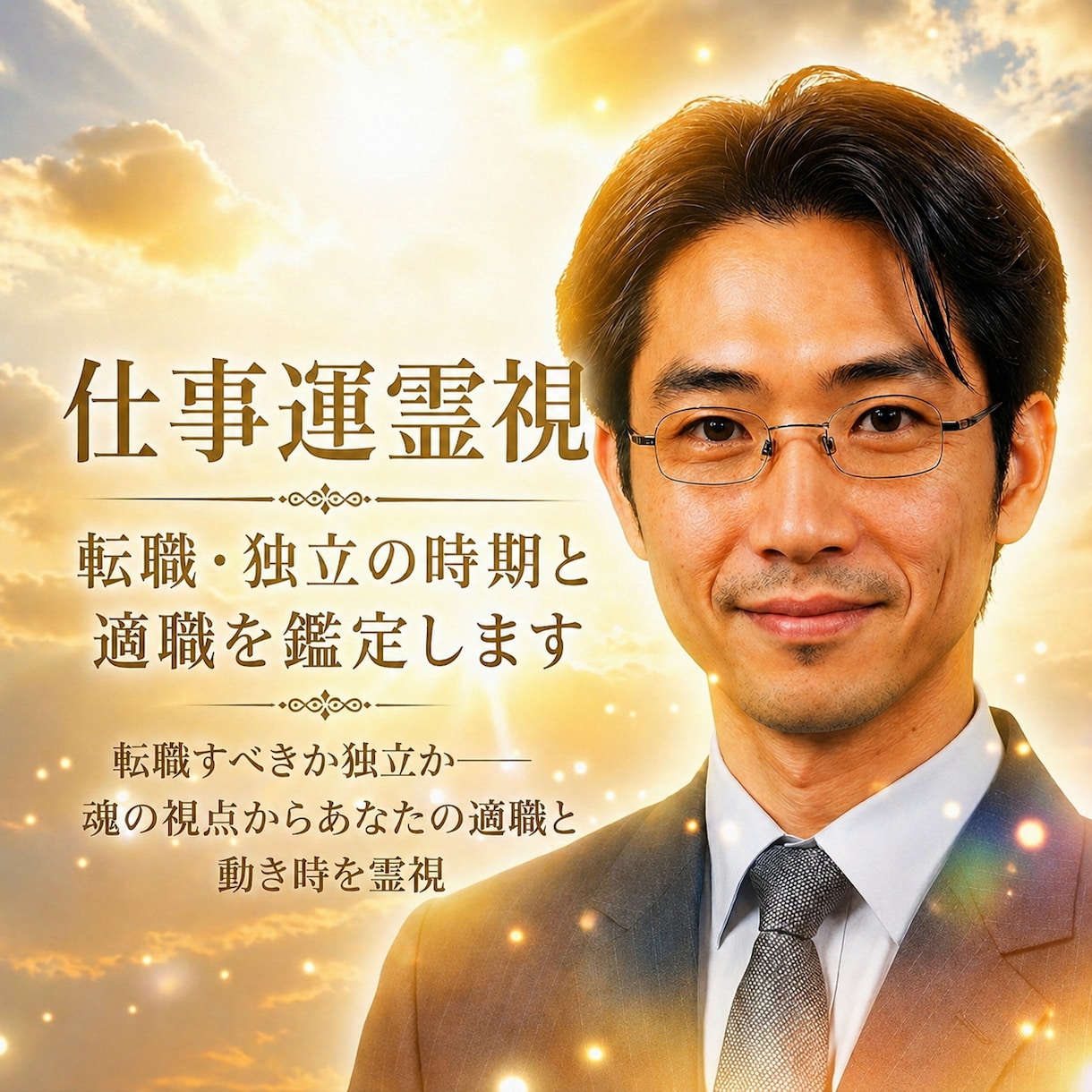 仕事運霊視   転職・独立の時期と適職を鑑定します 転職すべきか独立か—魂の視点からあなたの適職と動き時を霊視 イメージ1
