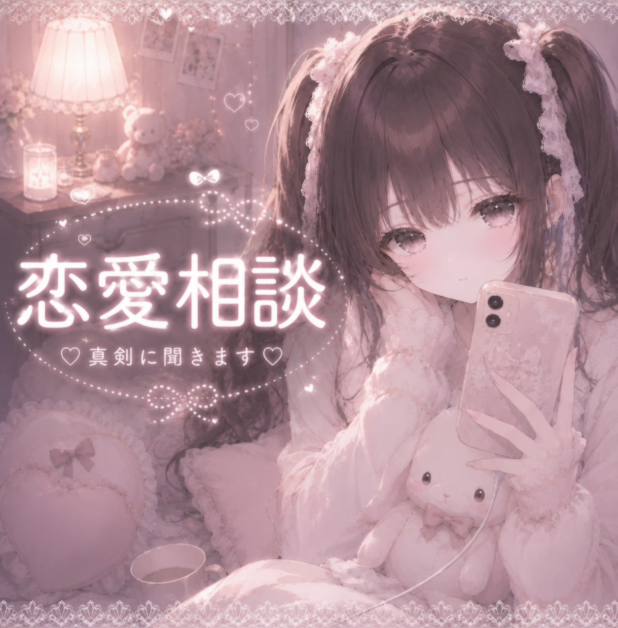 恋愛相談♡恋の悩み一緒に解決します 女心♡男性心理♡もやもやも惚気もなんでも聞きます イメージ1