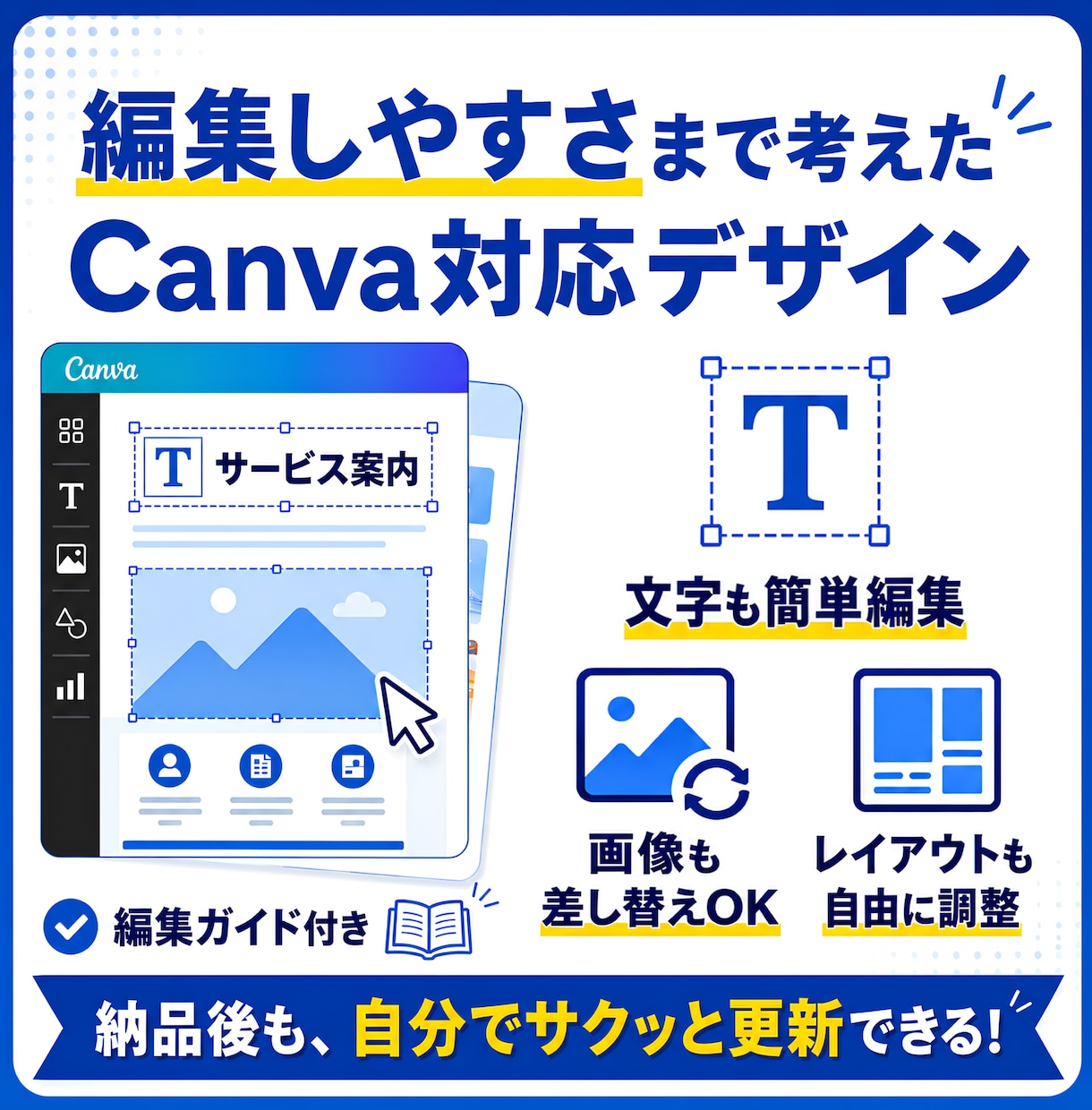チラシ・POP・メニュー表をCANVAで作成します Adobe形式での納品も可能。あらゆる販促物に対応します！ イメージ3