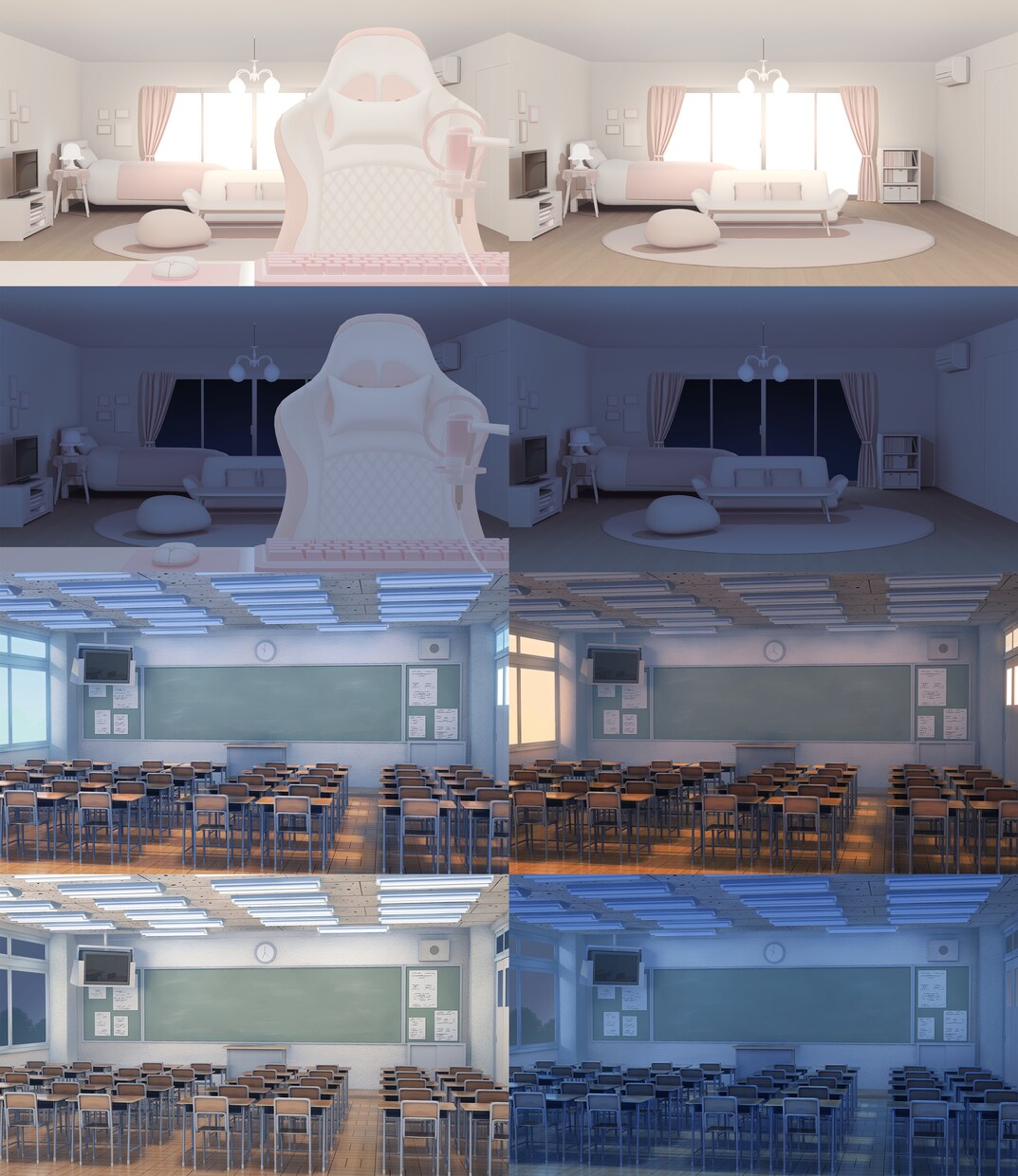 オリジナル背景イラスト制作します Vtuber様の配信背景/IRIAM背景/ゲーム/TRPG等 イメージ6