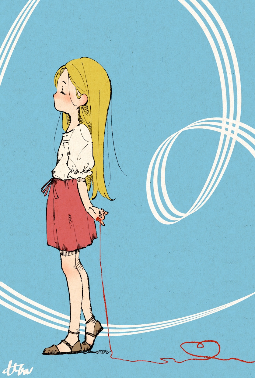 絵本のような世界観のイラストを制作します まるで物語の1ページのような1枚を イメージ1