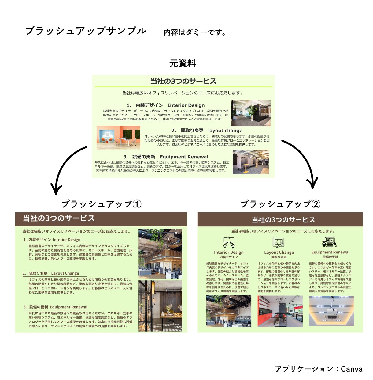 伝わる・魅せる資料にブラッシュアップします どんな資料も分かりやすく魅力的に作り直します イメージ3