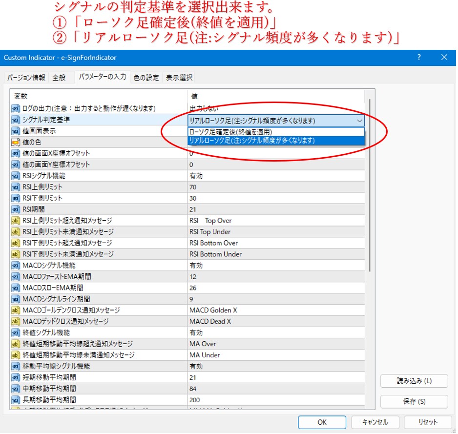 設定した指標をMailやアラートでお知らせします 代表的な複数の指標を詰め込みました！個別で買う必要ありません イメージ10