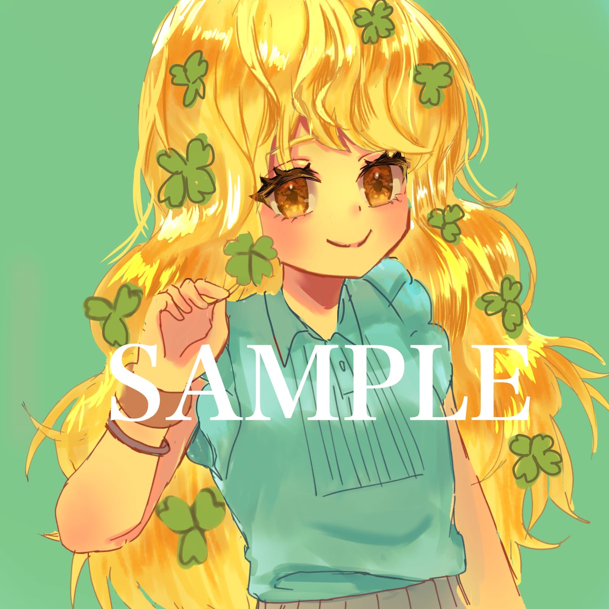 可愛い女の子とお花のイラスト描きます 追加オプションなしで安心！1000円で描きます！ イメージ3