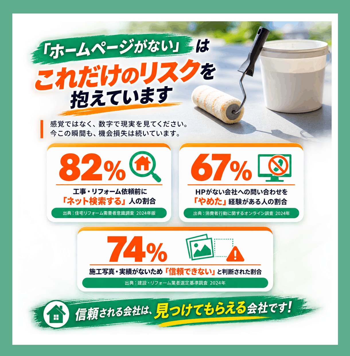 職人・工務店の自社更新サイトをお作りします 腕や実績に応じた仕事が舞い込むデザインに仕上げます イメージ5