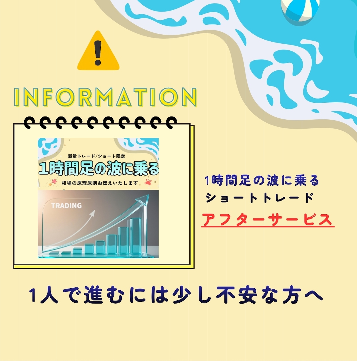 初心者さん用★手法購入後の迷いを一緒に解決します 1時間足の波に乗るショートトレード｜アフターサポート★ イメージ3