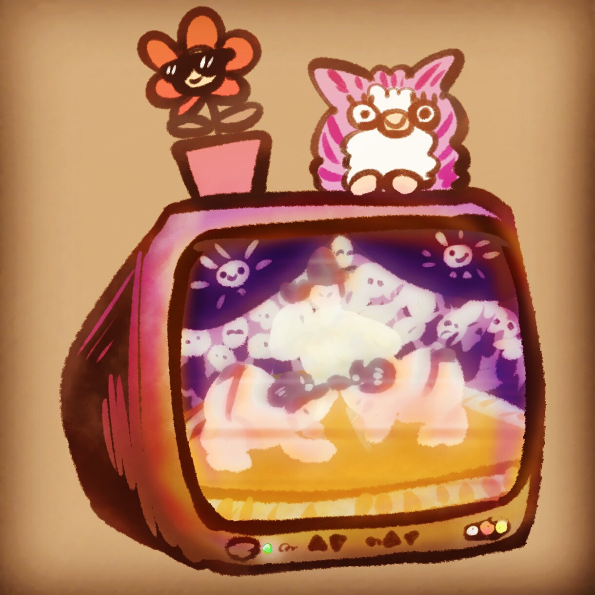 脱力系イラストアイコンを描きます インターネットの海の上で癒しをあなたに イメージ1