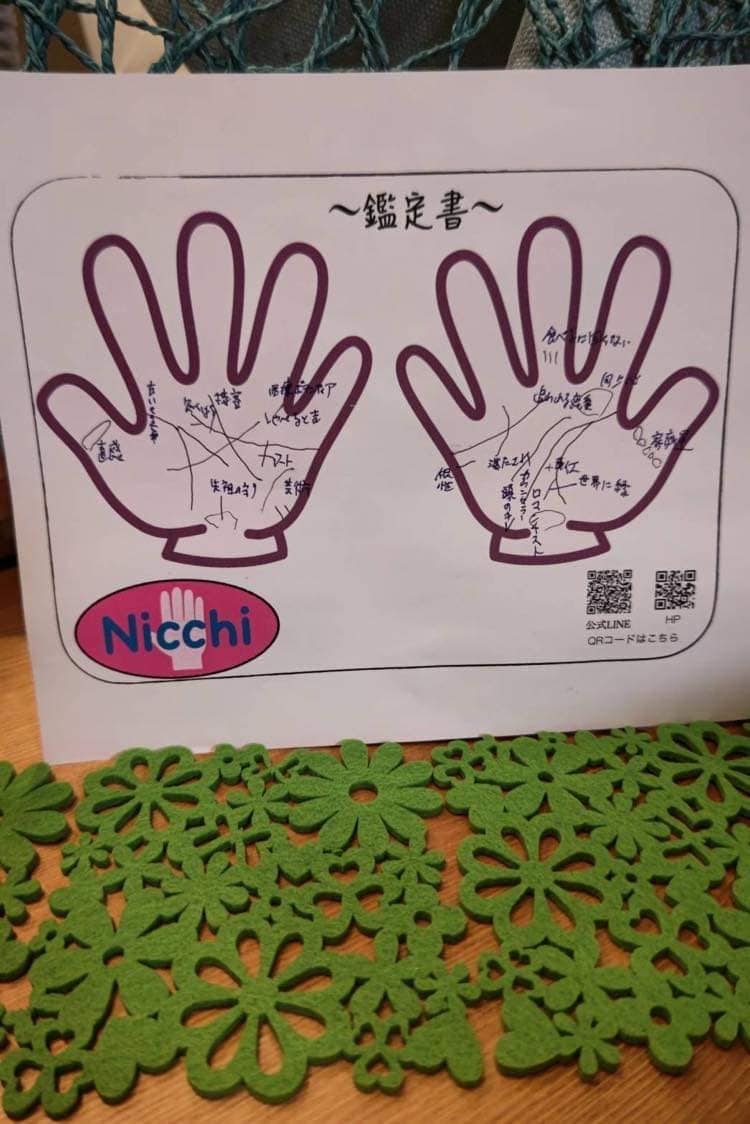 手のひらに現れる過去現在未来、あなたとは知らせます あなたの手の特徴を線とコメントで鑑定書作ります。 イメージ1