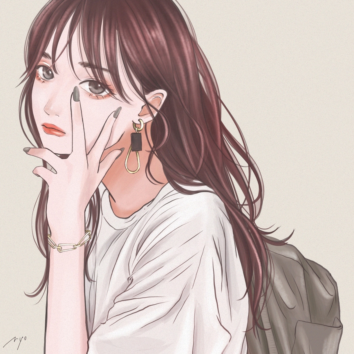 オシャレな似顔絵やアイコンイラスト作成します 各種snsアイコンや待ち受けなどにもオススメです イメージ3