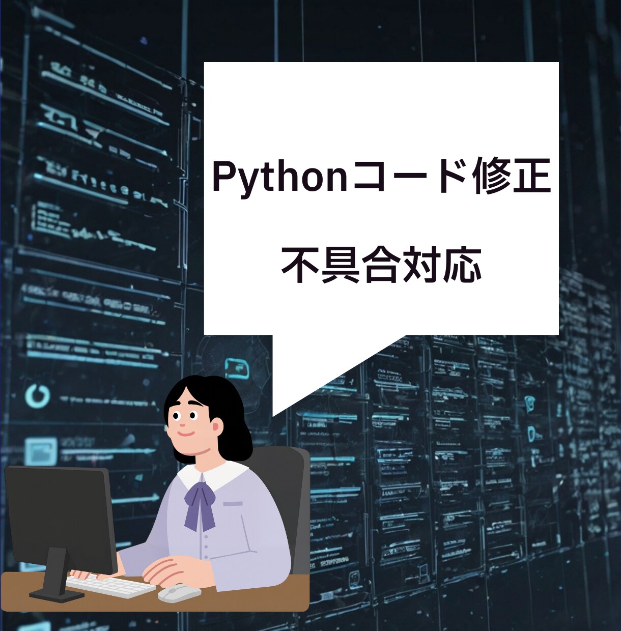 コードのエラー修正・不具合対応します Pythonコードのエラー・不具合修正(軽微なものOK) イメージ3