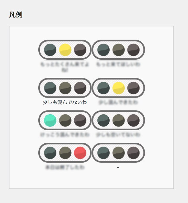 混雑状況を表示する！お客様は空いている時にきます 【少しも空いてないわ】WPプラグイン混んでェるさで導入支援 イメージ1