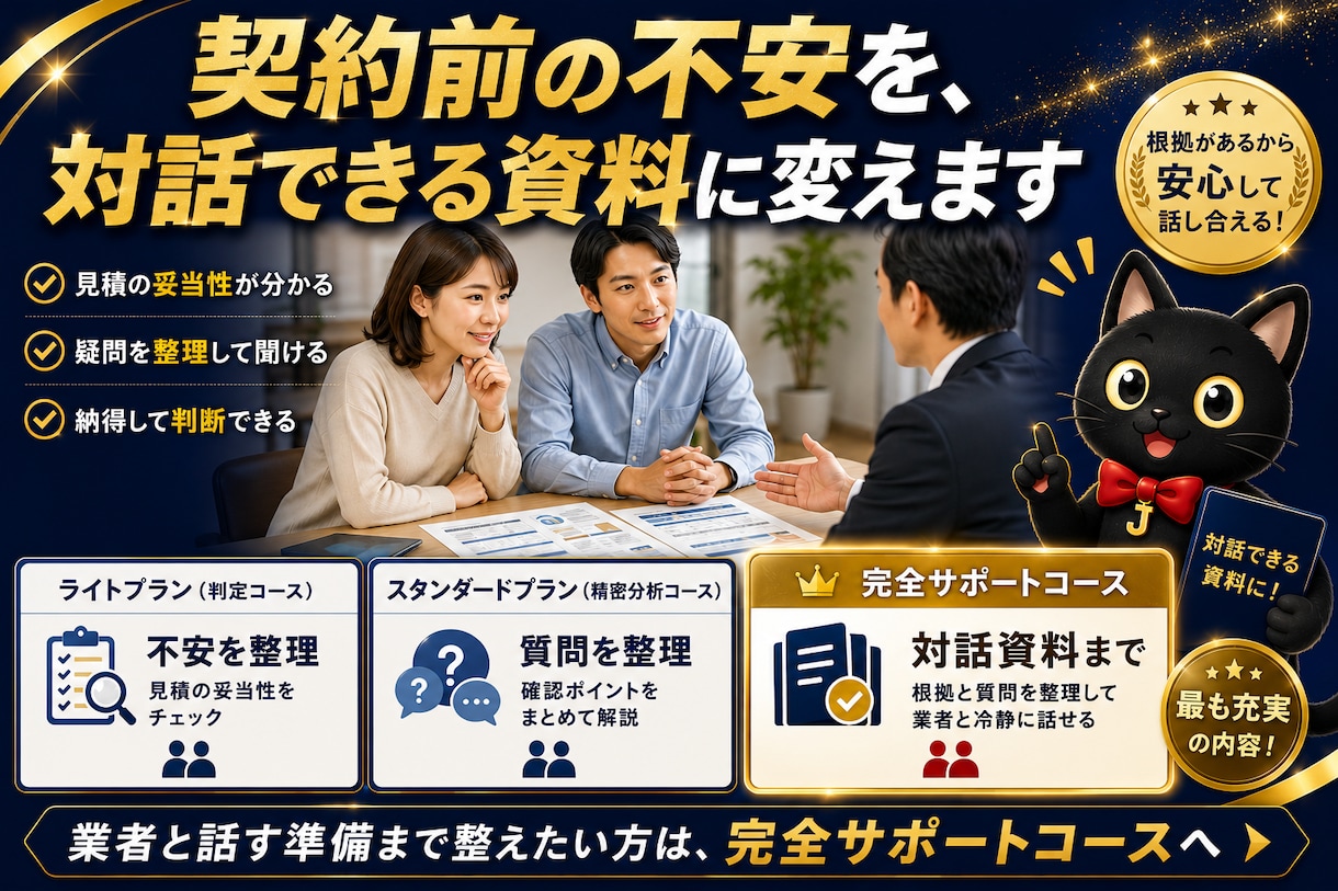 水回りリフォーム見積の対話資料を作成します 【契約前の不安を一緒に整理する完全サポート】 イメージ10