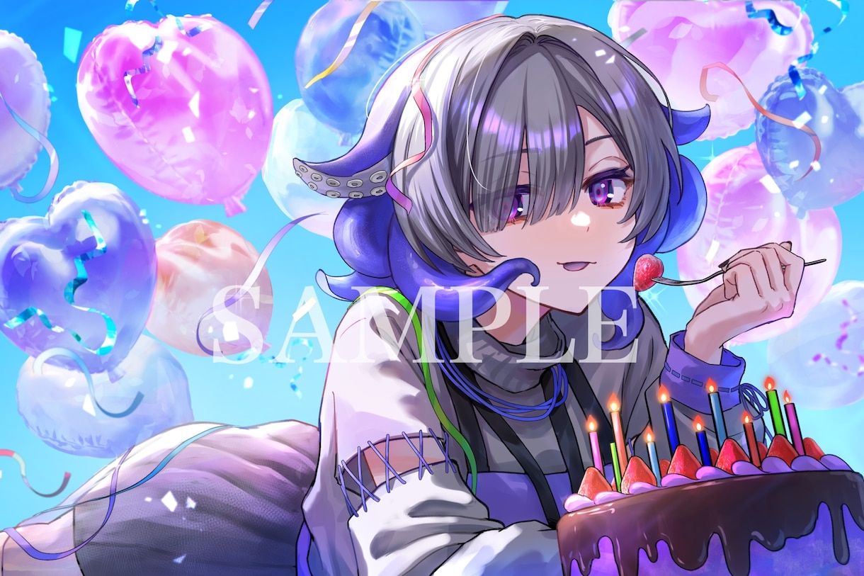 アイコン、サムネイルなど人物イラスト制作します アイコン、サムネイル、MVイラスト、立ち絵等 イメージ8