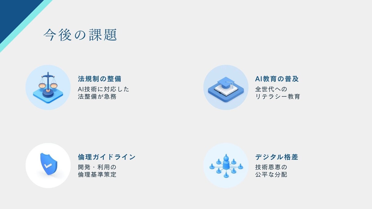見やすく伝わるプレゼン資料を作成します 見やすさ重視。発表用スライドを分かりやすく作成します。 イメージ5