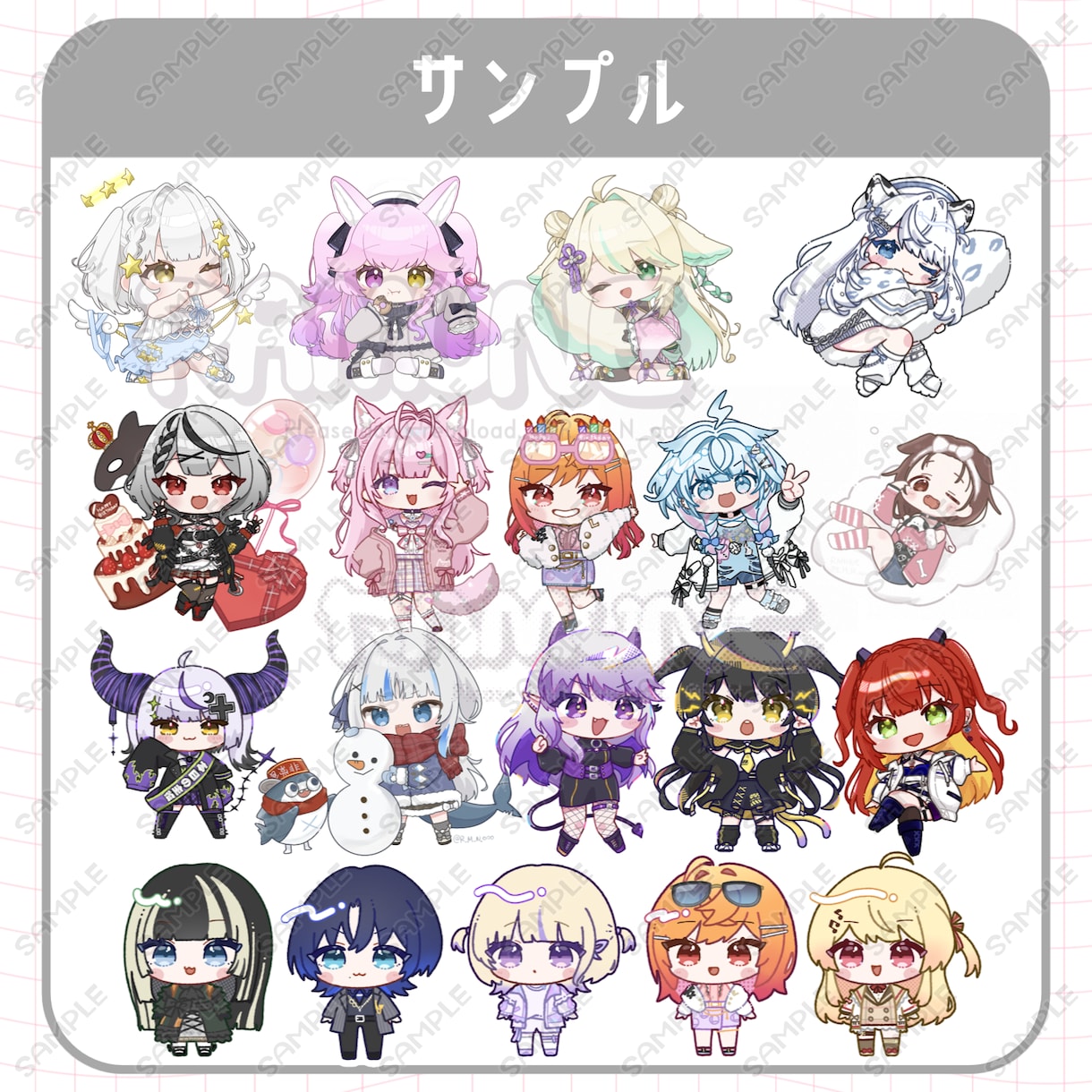 ミニキャライラスト描きます ご希望に寄り添ってご満足いただけるイラストを描きます！ イメージ2