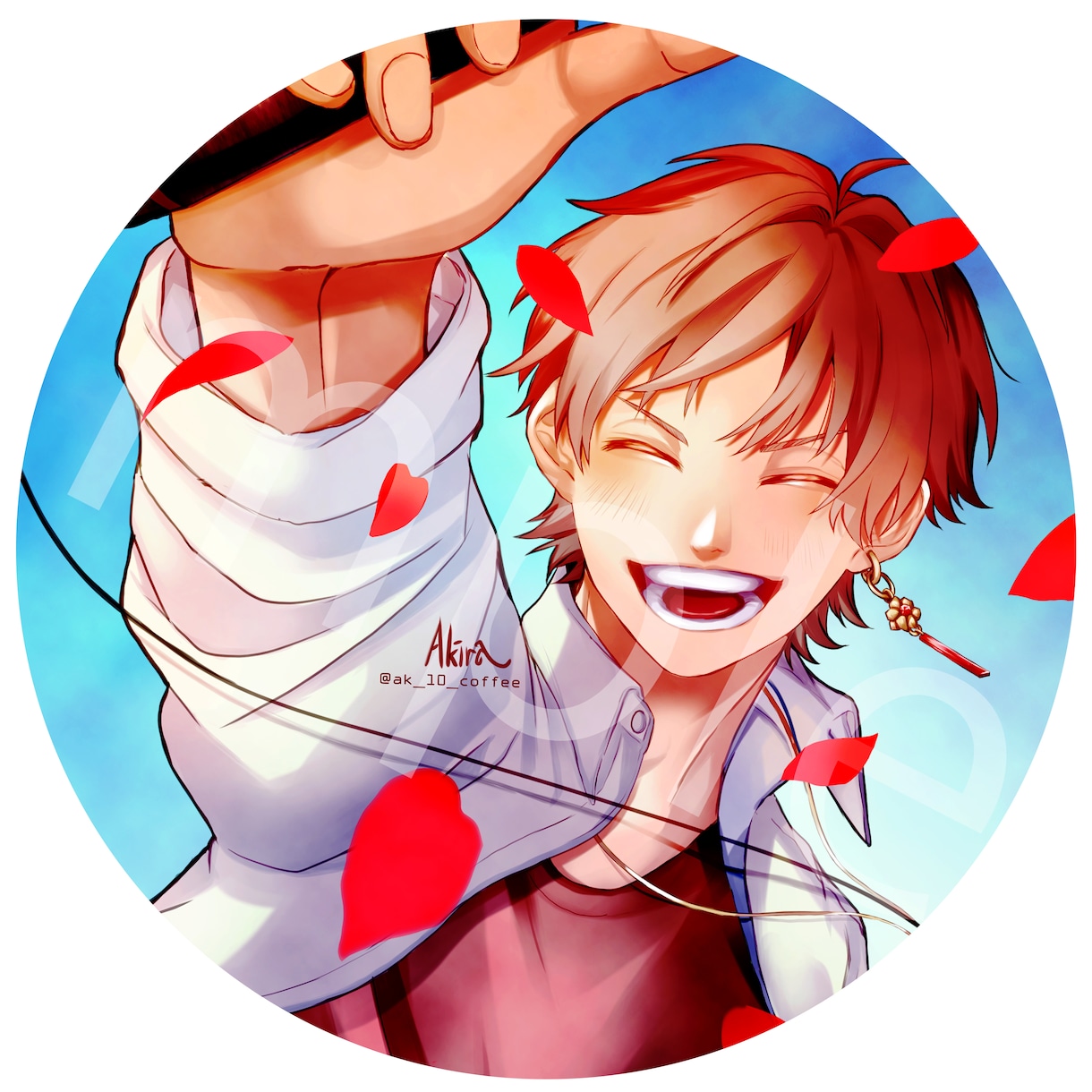 アイコンサイズイラスト（バストアップ）制作します SNSや配信活動のお役に立てれば光栄です！ イメージ1