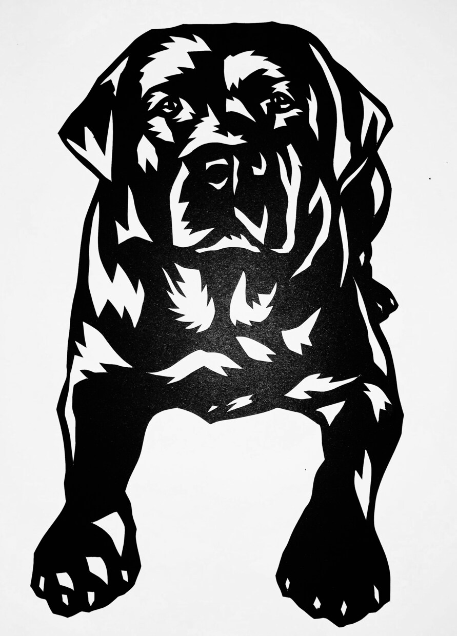 ペットの似顔絵を切り絵で作ります 大切な家族だから。その成長と思い出を特別な形に残しませんか？ イメージ8