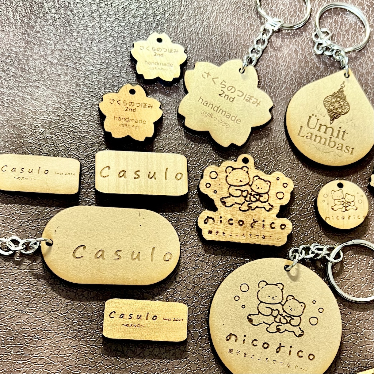 脱素人感！木製オリジナルショップタグを作ります 木製タグにショップロゴを刻印してブランディングを後押しします イメージ4