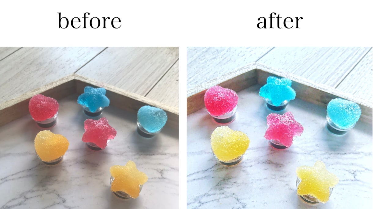 ハンドメイド作品の写真を6枚美しく加工/修整します 「見てもらえる写真」にレタッチし、売り上げを伸ばすお手伝いを イメージ2