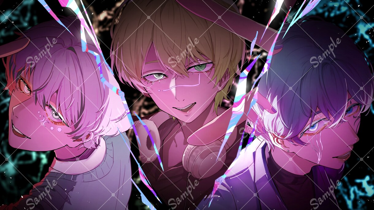 SNSで差がつく!!「主役級」のイラスト描きます 男女可！一枚絵から立ち絵…様々なジャンルに対応します！ イメージ3