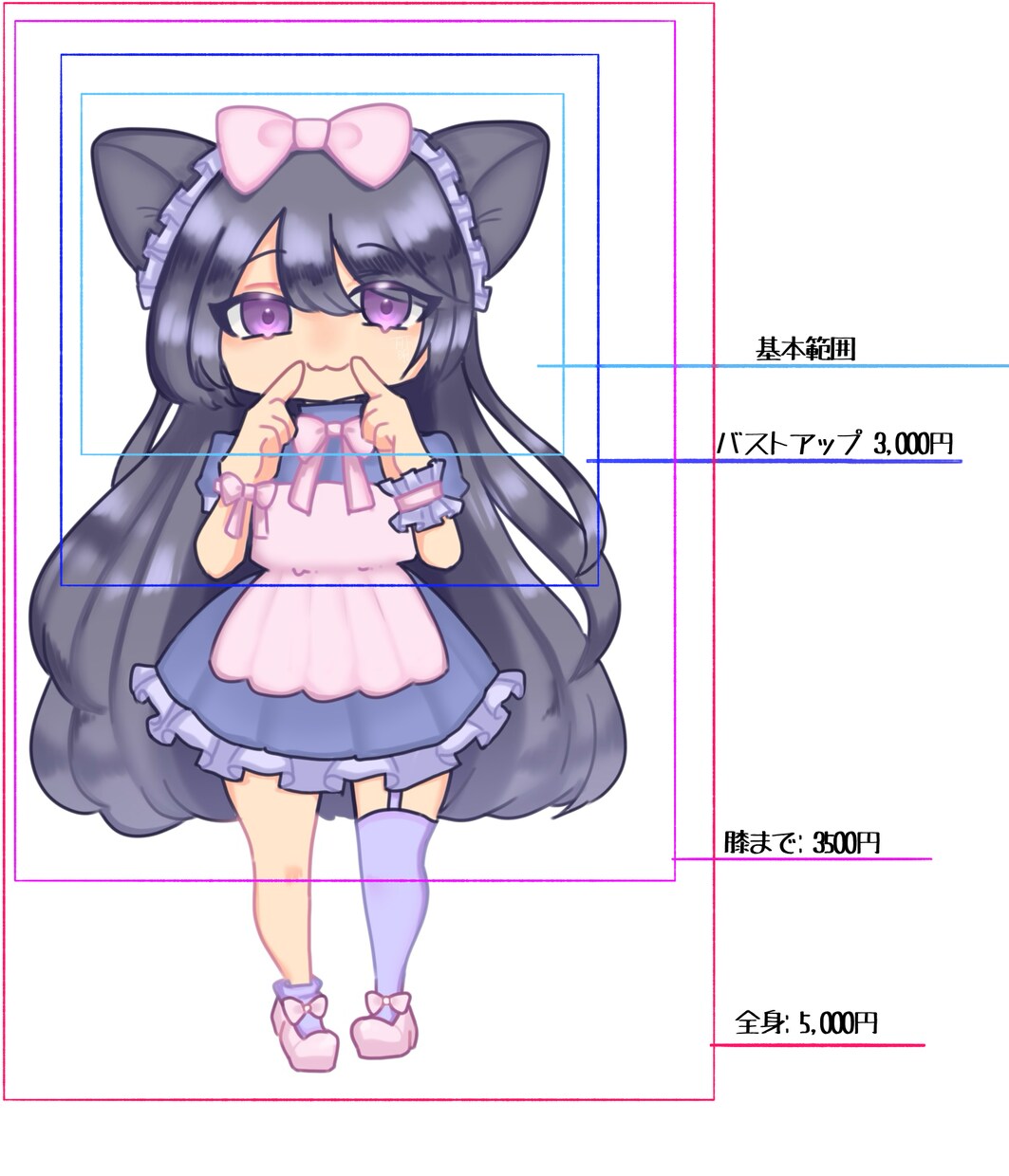 可愛いSDイラスト描きます 緩めで可愛いイラストを手頃な価格で提供しております♡ イメージ3