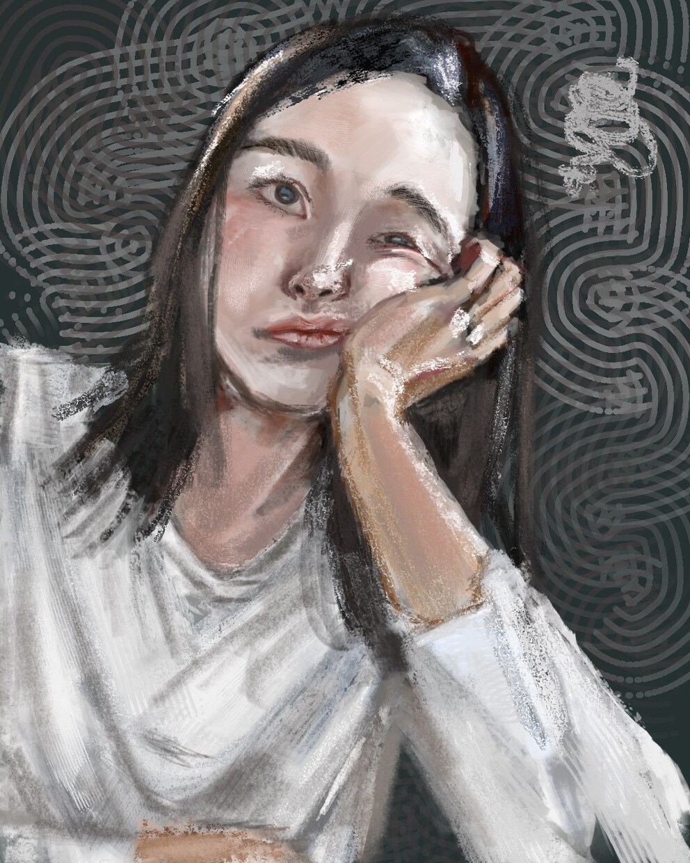 似顔絵描きます アナログタッチで、あなたの雰囲気描きます イメージ3