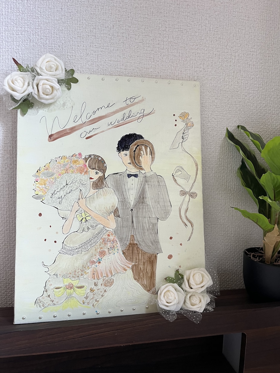 雰囲気に合わせたウェルカムボード作成します アナログの世界観をお楽しみください♪ イメージ2