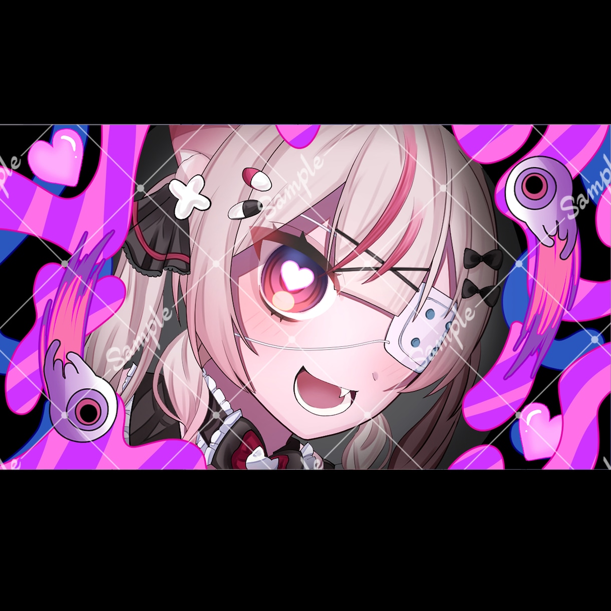 歌ってみたオリジナルサムネイルイラスト描きます 歌い手様、VTuber様におすすめです！ イメージ4