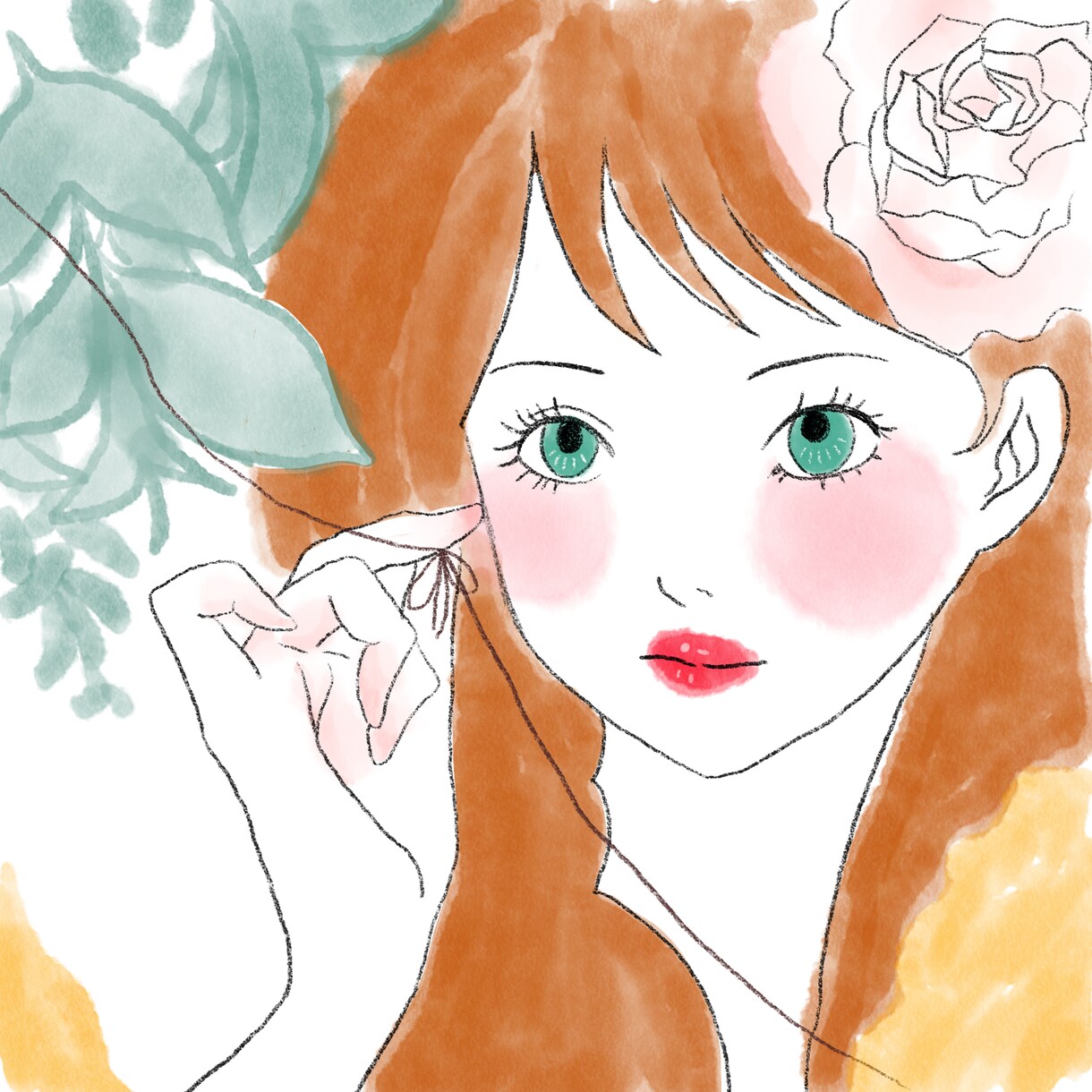 似顔絵制作なんでも最低価格で描き1ます えんぴつ×水彩タッチのイラストの依頼を大募集中です イメージ5