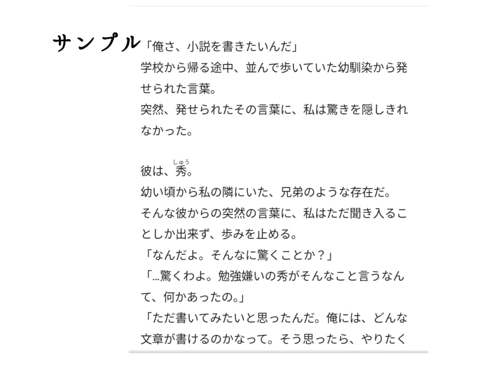 小説を執筆します 小説を代わりに執筆させていただきます イメージ1