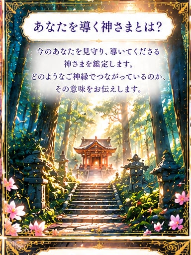 今、あなたを導く神さまを鑑定します あなたに力を貸してくださる神さまのご縁を手繰ります イメージ2