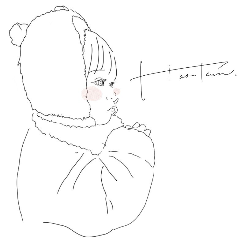 シンプルおしゃれなほっこり線画イラストお描きします ♩線画なのに温かみのある、ほっこり系イラストを作成します♩ イメージ3