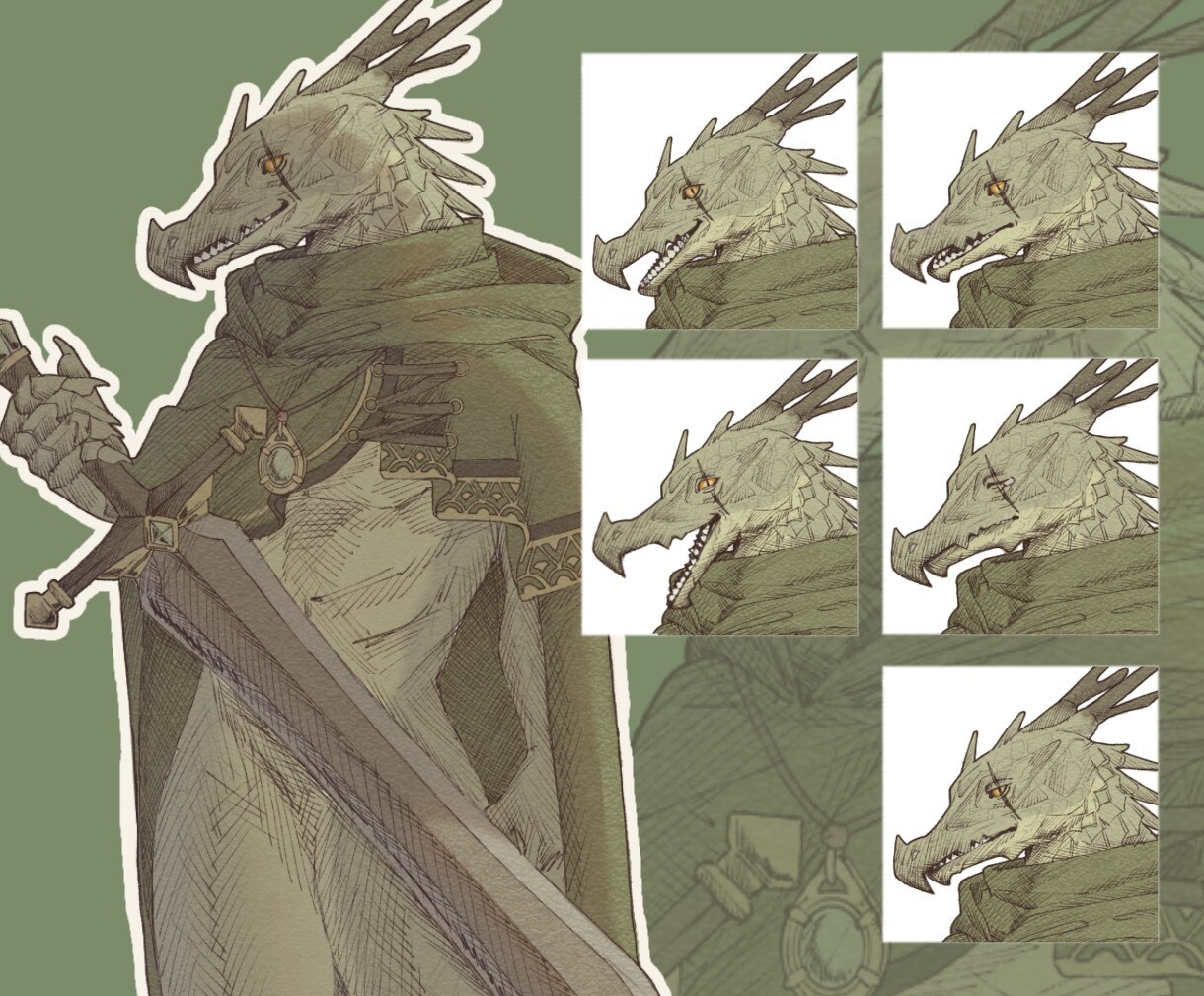 trpgなどで使用できる立ち絵を描きます 少しであれば絵柄を変更可能です。 イメージ1